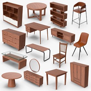15 Furniture Models Collection 2 3D