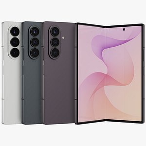 3D Samsung Galaxy Z Fold 8 Ultra model