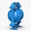 3D pump diaphragm model