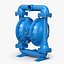 3D pump diaphragm model