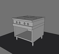MKN - Elektroherd mit 4 Platten