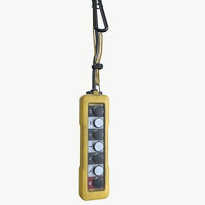 Crane remote 3D model