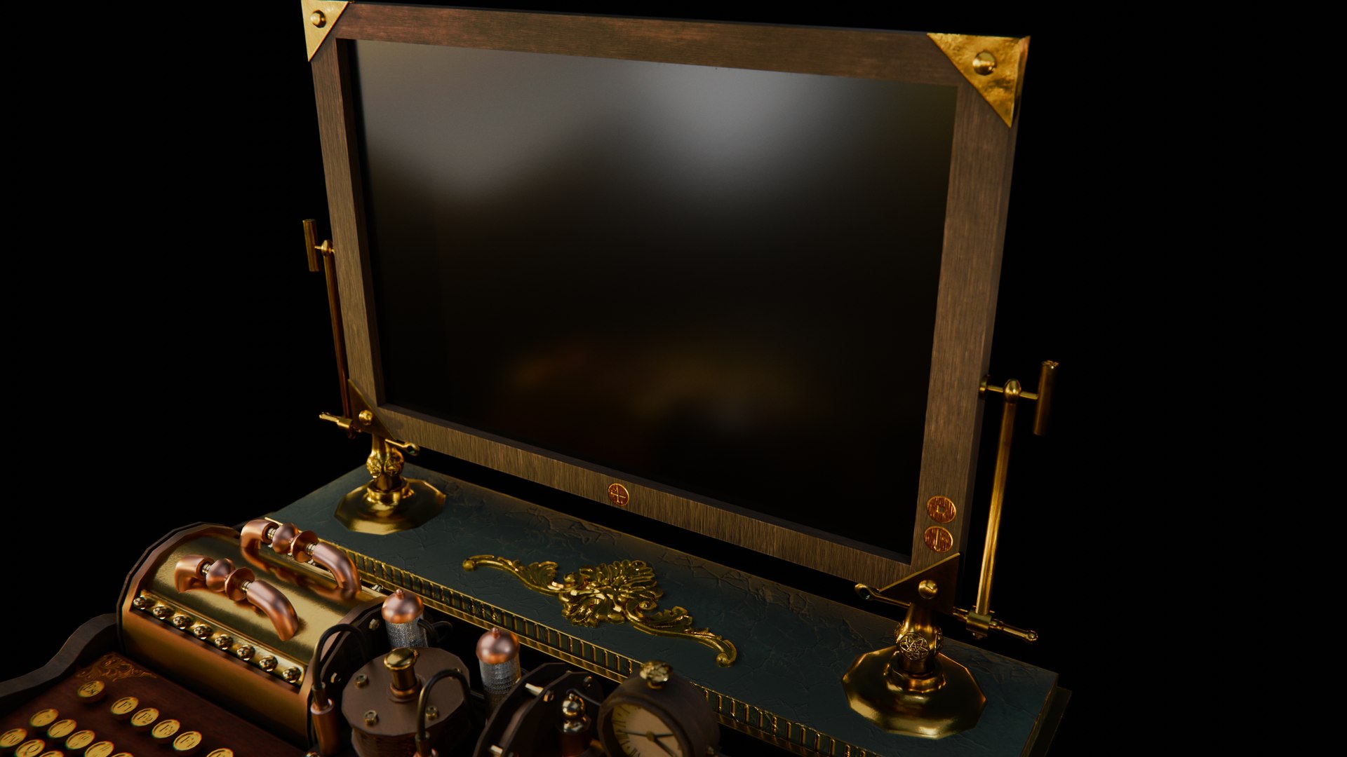 3D Steampunk Computer - TurboSquid 2385221