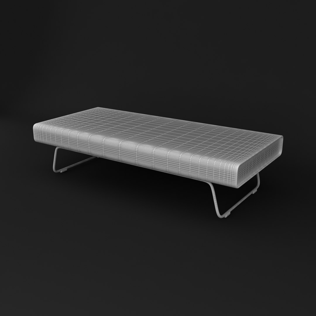 3D bench chair model - TurboSquid 653365