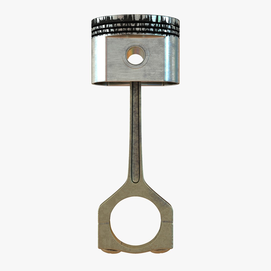 Engine Piston 3D Model 3D model preview