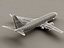 b 737-800 continental airlines 3d model