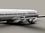 b 737-800 continental airlines 3d model