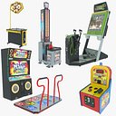 Machines de jeux d'arcade et jeux de table 5 en 1 vol 2