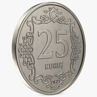 Turkey Coin 25 Kurus