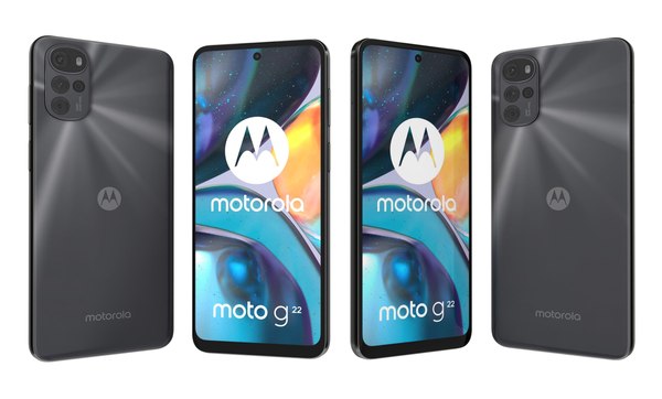 3D Motorola Moto G22 Black model