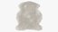 Natural Sheepskin Rug White Fur