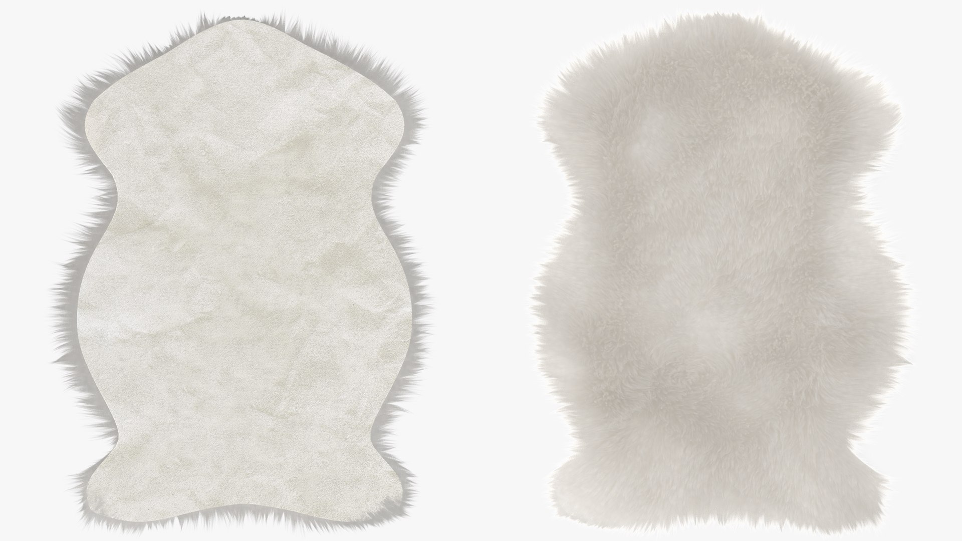 Natural Sheepskin Rug White Fur 3D model https://p.turbosquid.com/ts-thumb/Q8/JfH5Eb/wK/naturalsheepskinrugwhitefur3dmodel009/jpg/1639663850/1920x1080/fit_q87/c75b4021c74c6056e0a937d01368073085b58d68/naturalsheepskinrugwhitefur3dmodel009.jpg
