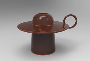 3D Lua Candle Holder model