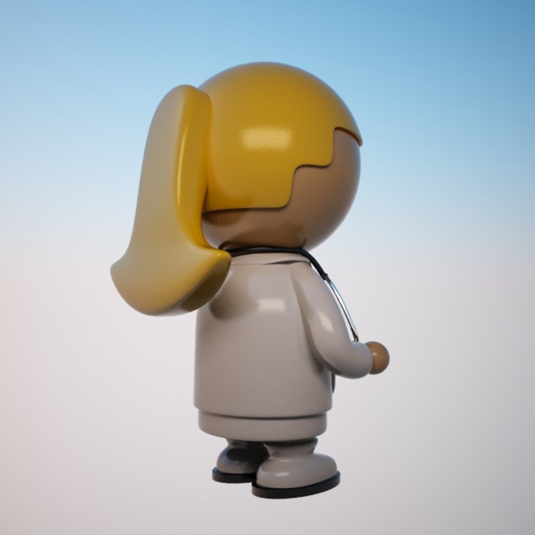 Medical Doctor Toon 3d Max