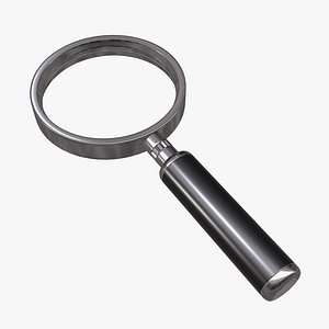 3D glass magnifying model