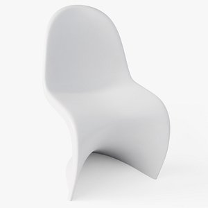 3D model Panton Chair White - PBR Plastic Chair