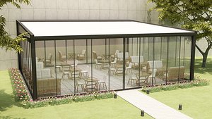 3d model awning canopy blind