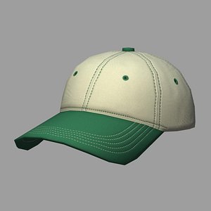 cap green 3d model