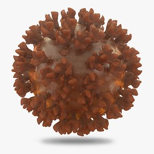 Coronavirus SARS-COV-2 3D virus
