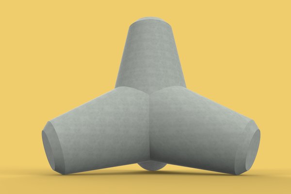modelo 3d TETRAPOD BREAK WATER SEAWALL ARMOURING AKMON - TurboSquid 1982467