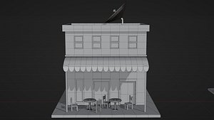 lowpoly building
