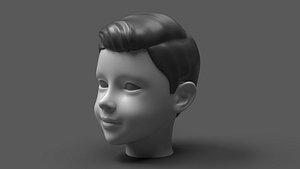 3D Boy Head