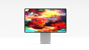 apple Pro Display XDR display middlepoly 3D model