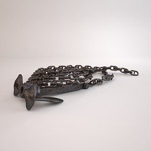 3d model anchor chain