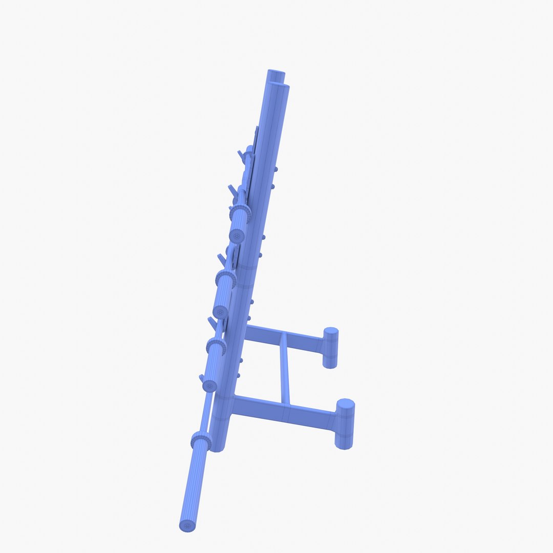 Barbell Rack V2 3D Model - TurboSquid 1996408