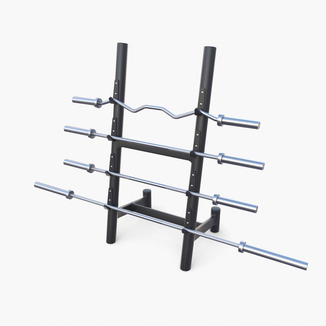 Barbell Rack V2 3D Model - TurboSquid 1996408