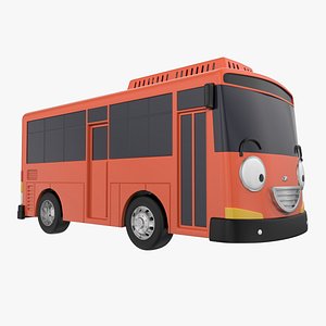 bus car cartoon 3ds