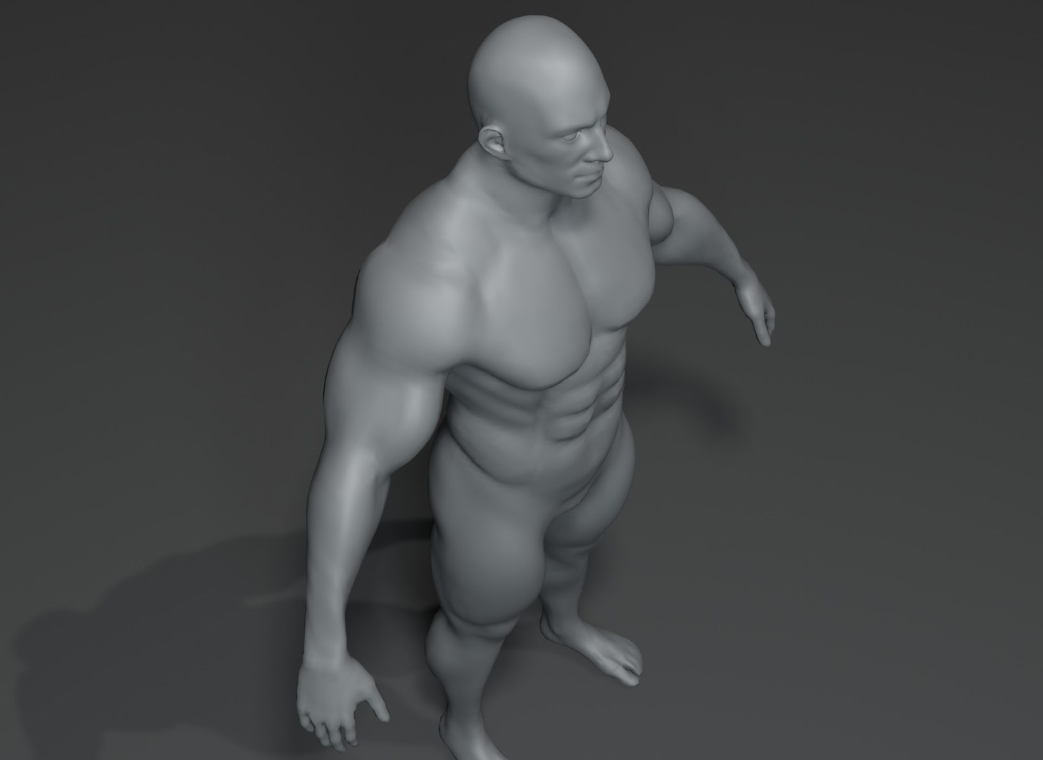 Strong Male Body Base Mesh Animated Rigged 3D Model 20k Polygons 3D Model -  TurboSquid 1905788