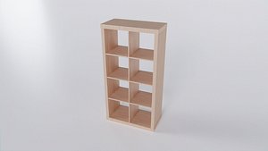 IKEA KALLAX 77x147cm 3D model