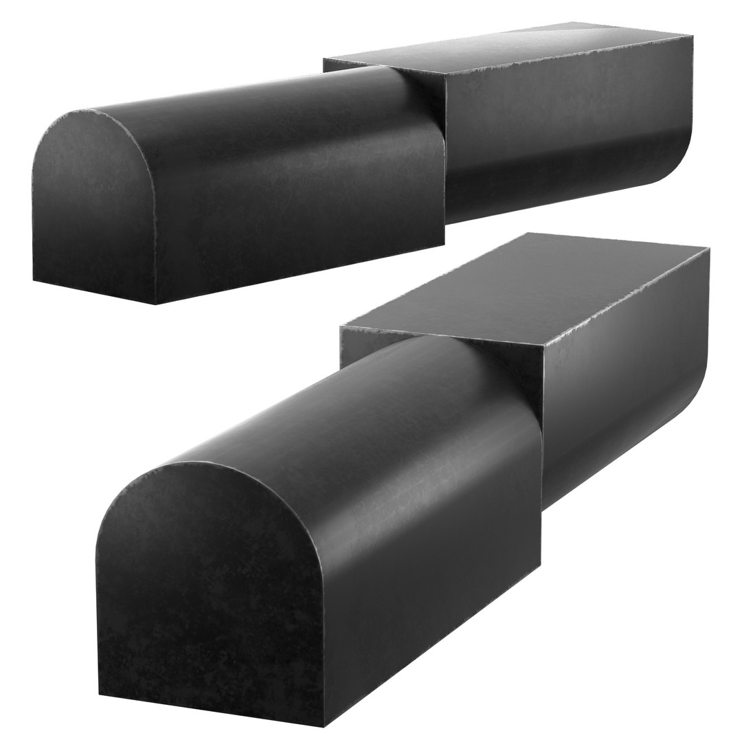 U Bench - 6C 3D - TurboSquid 1895866