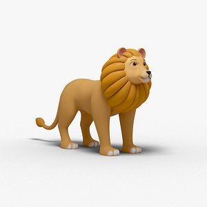 3D Lion Cartoon