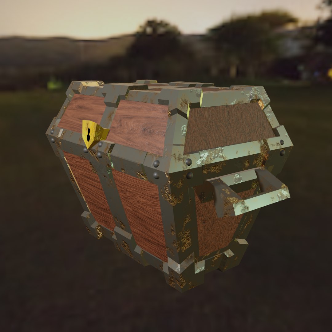 3D Model Treasure Chest - TurboSquid 2096506