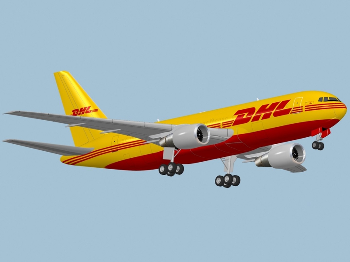 3d Freighter Aircraft Boeing 767-200