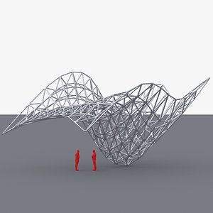 Parametric Steel Frame Canopy 02