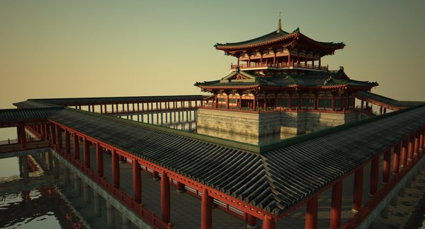 3d chinese palace