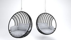 Natural hanging Chair ASPIO 3D model