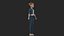 White Female Cartoon Character Michelle