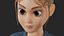 White Female Cartoon Character Michelle