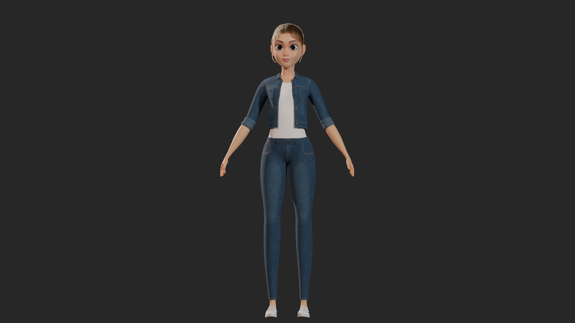 White Female Cartoon Character Michelle 3D model https://p.turbosquid.com/ts-thumb/Q9/JfKvLP/jg/cartoon_white_girl_3d_model_0070/png/1692187902/1920x1080/fit_q87/b77853905f1d1b4a46f5822c665d1ecc23bfb8c5/cartoon_white_girl_3d_model_0070.jpg