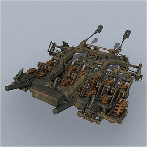 TMT-S tank mine roller 3D