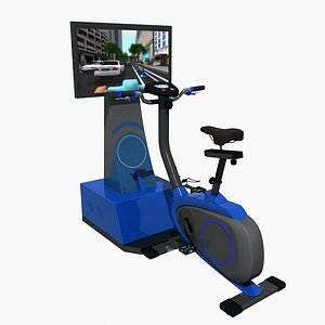 3D riding cycle vr simulator