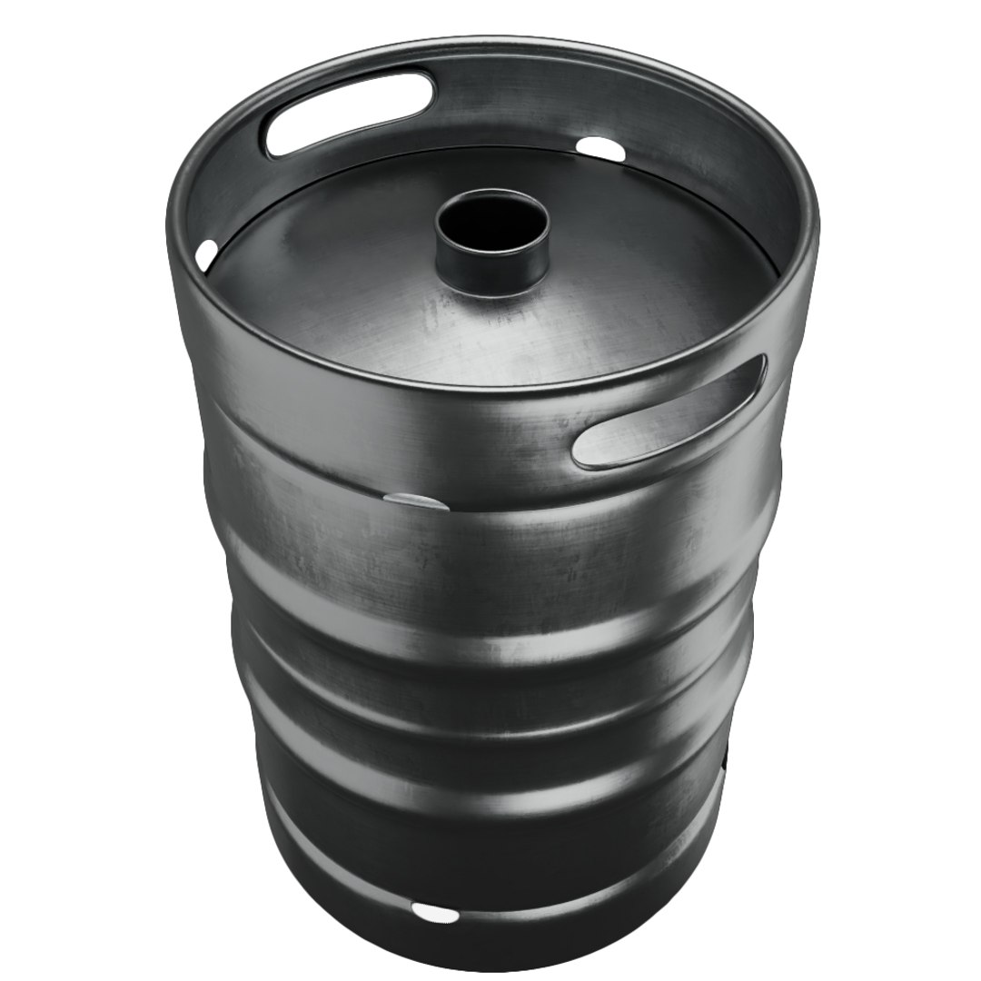 Beer keg pbr 3D model TurboSquid 1278579