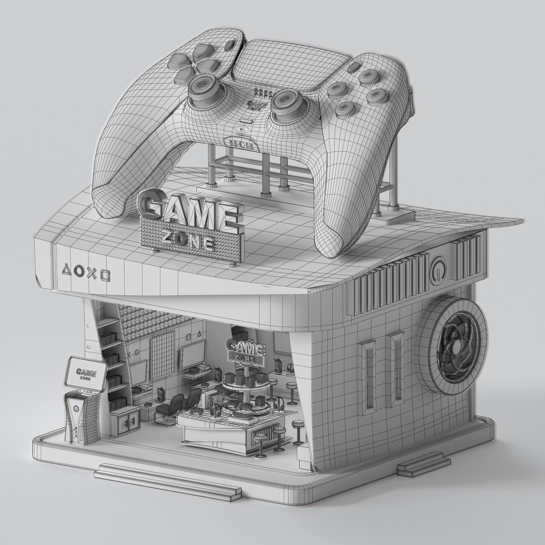 Isometric Playstation PS5 3D Model - TurboSquid 2326009