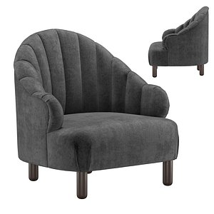 3D Channeled Side Chair