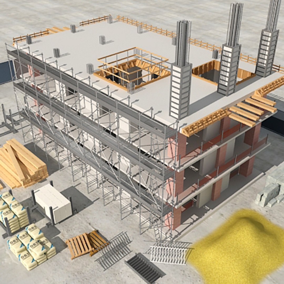 3d Construction Area Model