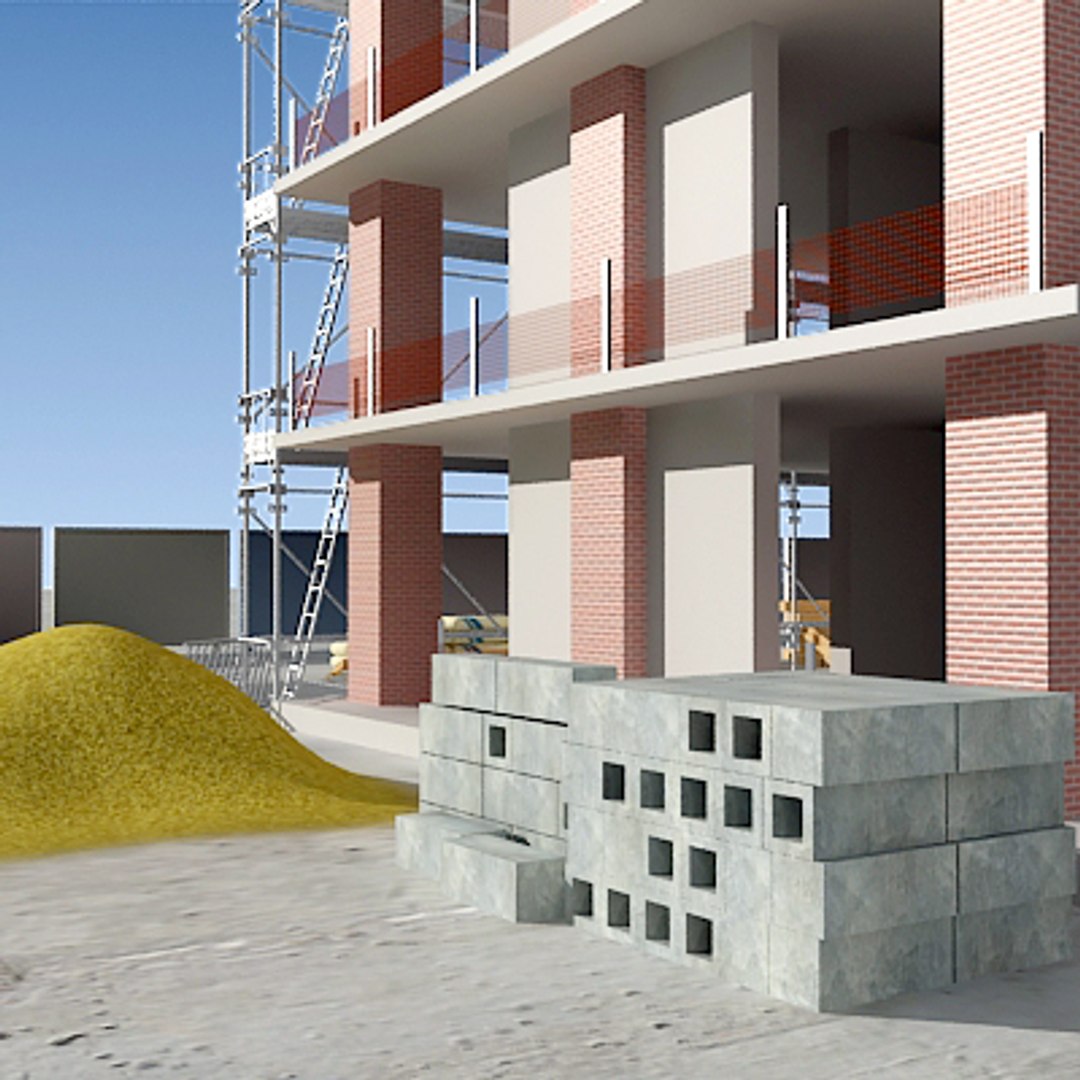 3d Construction Area Model